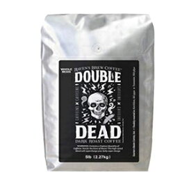 レイブンズ ブリュー コーヒー 高カフェイン コーヒー ダーク ロースト 全豆 – ダブル デッド 5ポンド Raven's Brew Coffee High Caffeine Coffee Dark Roast Whole Bean – Double Dead 5lb