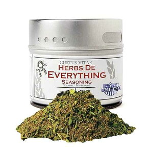 Gustus Vitae - Herbs De Everything Seasoning - `qg݊ - C - 2IX - {iOXpCXuh - ʂ Gustus Vitae - Herbs De Everything Seasoning - Non GMO - Magnetic Tin - 2 Ounce - Authentic G