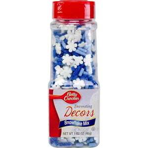 Signature Brands xeB NbJ[ XvN 1.6IXAXm[t[N ~bNX Signature Brands Betty Crocker Sprinkles 1.6oz, Snowflake Mix