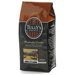 ^[YR[q[ C^A[Xg  12IX (2pbN) Tully's Coffee Italian Roast, Ground, 12-Ounce Bags (Pack of 2)