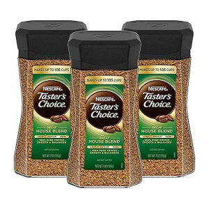 lXJtF eCX^[Y`CX CX^g fJtFR[q[A7IX LjX^[ (3pbN) Nescafe Taster's Choice Instant Decaf Coffee, 7-Ounce Canisters (Pack of 3)