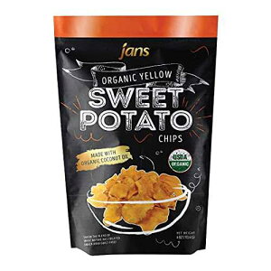 Jans I[KjbN Tc}C`bvX (CG[A4.0 IX) Jans Organic Sweet Potato Chips (Yellow, 4.0 oz)