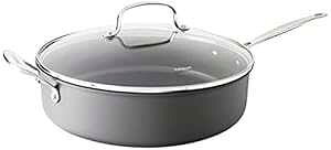 Cuisinart 633-30H Chef's Classic Nonstick Hard-Anodized 5-1/2-Quart Saute Pan with Helper Handle and Lid