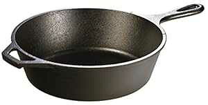 Lodge ���S�f�B�[�v�X�L���b�g�A���t���ς݁A10.25�C���` (�u���b�N) Lodge Cast Iron Deep Skillet, Pre-Seasoned, 10.25-inch (Black)