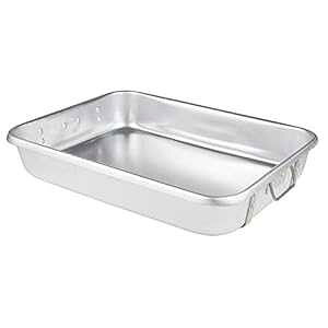 Update International 18C` x 24C` A~jE Xgbvt[Xgp nht Update International 18" x 24" Aluminum Strapped Roasting Pan w/ Handles