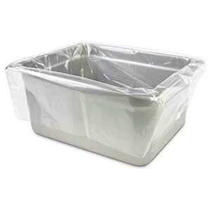 PanSaver ECO Pan Liners for Easy Clean Up - Ovenable up to 400F (Half Pan Medium and Deep Pan Liner - 14 x 23 IN)