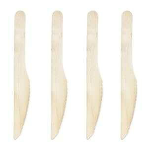 Dress My Cupcake ĝđfpȃJg[ 500 pbNؐp[eB[iCtA6.5 C` Dress My Cupcake Disposable Rustic Cutlery 500-Pack Wooden Party Knives, 6.5-Inch