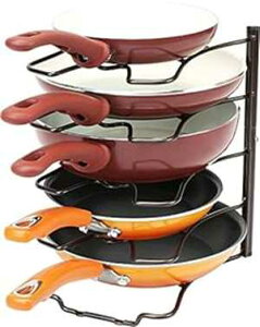 DecoBros Lb`JE^[ƃLrlbgpI[KiCU[VFtbNAuY Deco Brothers DecoBros Kitchen Counter and Cabinet Pan Organizer Shelf Rack, Bronze