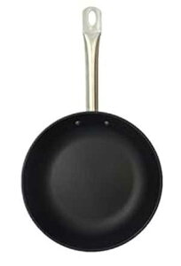 IMUSA USA S LCI-19007 Light Cast Iron Pre-Seasoned Non-Stick Saute Pan with Stainless Steel Handle 11-Inch, Black