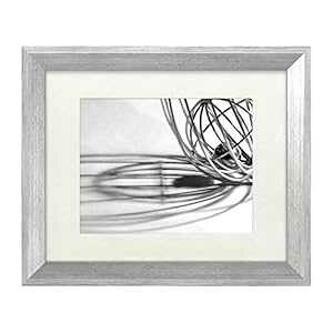 Tammy Davison ̏Wt@CA[gAĊAzCg}bgAVo[t[ 16x20A}`J[ Trademark Fine Art Whisk by Tammy Davison, White Matte, Silver Frame 16x20, Multi-Color