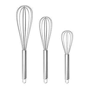 XeX̖AĊLb`AĊZbgAAuhAAāAAāApA(8C`A10C`A12C`) SHUO Stainless Steel Whisk Kitchen Whisk Set for Cooking, Blending, Whisking, Be