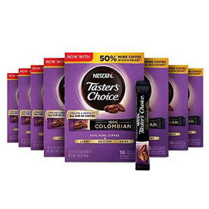 lXJtF eCX^[Y`CX CX^gR[q[ARrAA16JEgi8pbNj Nescafe Taster's Choice Instant Coffee, Colombian, 16 count (Pack of 8)