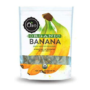 Oso Snacks I[KjbN hC oii oCc - _[NŃXC[g - ۑYA26 IX Oso Snacks, Inc. Oso Snacks Organic Dried Banana Bites - Dark and Sweet - No Added Sugar or Preservatives, 26oz