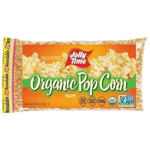 Jolly Time Unpopped Popcorn Kernels, Gourmet Popping Corn for Air Popper Machine or Stovetop, Non-GMO (Organic Yellow Pop Corn, 1.25 Pound (Pack of 3))