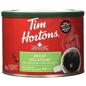 Tim Horton's デカフェ、挽いたコーヒー、640g {カナダから輸入} Tim Hortons Tim Horton's Decaf, Ground Coffee, 640g {Imported from Canada}