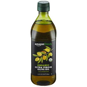 AmazonFresh �I�[�K�j�b�N �G�N�X�g���o�[�W�� �I���[�u�I�C���A500 ml (16.9 FL OZ) AmazonFresh Organic Extra Virgin Olive Oil, 500 ml (16.9 FL OZ)