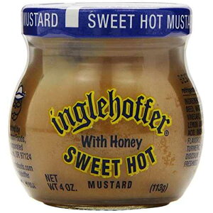 Inglehoffer XC[gzbg}X^[hA4IX (12pbN) Inglehoffer Sweet Hot Mustard, 4-Ounce (Pack of 12)