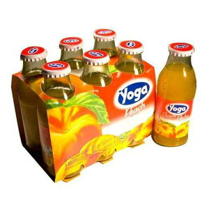 KW[X s[`lN^[ - 4.2IX{g6{ [cCpbN] Yoga Juice Peach Nectar - 6 bottles of 4.2 oz Bottles [Twin Pack]