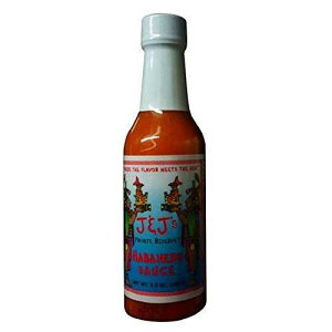 J&J's �v���C�x�[�g ���U�[�u �n�o�l�� �z�b�g�\�[�X�A5.5 �I���X J & J's Private Reserve Habanero Hot Sauce, 5.5 oz