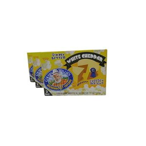 JY EB[Y Vv[ x^[ zCg `F_[ dqW |bvR[ (3 ) Cousin Willie's Simply Better White Cheddar Microwave Popcorn (3 Boxes)