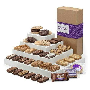 Fairytale Brownies Ultimate Bar, Sprite & Cookie Combo Individually Wrapped Gourmet Chocolate Food Gift Basket - 3 Inch x 1.5 Inch Snack-Size Brownies Plus Blondie Bars and Cookies - 36 Pieces - Item LF366