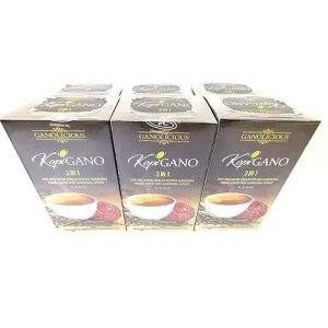 Gano Excel  GanoCafe 3 in 1 CX^g R[q[ 6  + čւ̖} 6 Boxes GanoCafe 3 in 1 Instant Coffee by Gano Excel + Free Expedited Shipping to USA