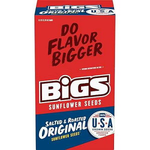 BiGS Sunflower Seeds Slammer, Salted and Roasted, Keto Friendly Snack, 2.75-Ounce (Pack of 12)