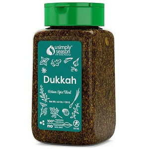 4.5 IX (1 pbN)AfJAUSimplySeason  (fJ XpCXA4.8 IX) USIMPLY SEASON LIFE BOLDLY FLAVORED Sto 4.5 Ounce (Pack of 1), Dukkah, USimplySeason Middle Eastern Seasoning (Dukkah Spice, 4.8 O