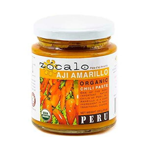 Zocalo y[ I[KjbN AW A} ` y[XgA8 IX (2 pbN) Z?calo Peru Zocalo Peru Organic Aji Amarillo Chili Paste, 8 Ounce (Pack of 2)