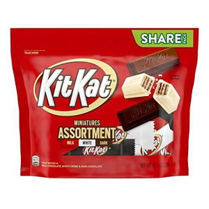 HERSHEY'S KIT KAT Miniatures Assortment Candy, Individually Wrapped, 10.1 oz Pack