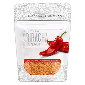 SaltWorks i` t[W V` t[o[ V[ \gAA[eBU Wbvgbv |[`A3.5 IX SaltWorks Natural Fusion Sriracha Flavored Sea Salt, Artisan Zip-Top Pouch, 3.5 Ounce