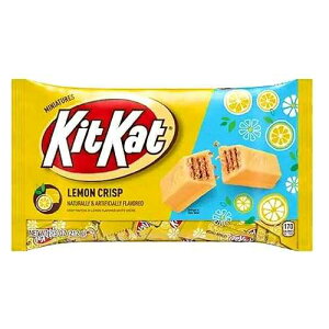 ハーシー (1 袋) イースター キットカット ミニチュア レモン クリスプ キャンディ - レモン風味のクリーム入りクリスプ ワッファー - 7.5 オンス / 212 g HERSHEY'S Hershey (1 bag) Easter KitKat Miniatures Lem