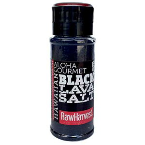 RawHarvest nCAX^C ubNoe 15IXA\ȋlߑւ\ȃOC_[tB RawHarvest Hawaiian-Style Black Lava Coarse Salt 15oz with adjustable Refillable Grinder.