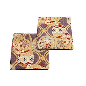 �_�� �a���R�[�X�^�[ 2���Z�b�g (�P��(�u���[)) �_�� Japanese-Style Coaster Set of 2 ( (Blue))