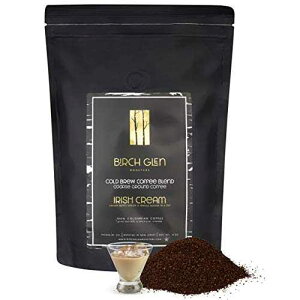 1 ポンド アイリッシュ クリーム風味の水出しコーヒー粗挽きコロンビア豆 - バーチ グレン ロースターズ - - 16 オンスの再密封可能なバッグ kitchentoolz 1 lb Irish Cream Flavored Cold Brew Coffee Coarse Grou