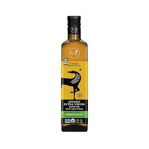 Terra Delyssa First Cold Pressed Organic Extra Virgin Olive Oil, Single Sourced, 500 ML (17 fl. oz) Dark Glass Bottle - 1 Pack, Non-GMO, Naturally Rich in and Polyphenols