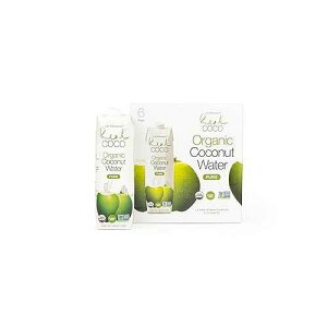 Real Coco I[KjbN sA RRibc EH[^[ (1L 6 pbN)AUSDA I[KjbNAsgpAAx[XAdՂAr[K Life Refreshed Real Coco Organic Pure Coconut Water (6-Pack 1L), US