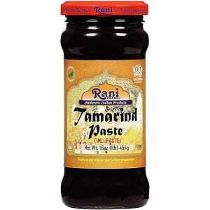 Rani Tamarind Paste Puree (Imli) 16oz (1lb) 454g Glass Jar, No added sugar ~ All Natural Vegan Gluten Free No Colors NON-GMO Kosher Indian Origin Rani Brand Authentic Indian Products Rani Tamarind Paste Puree (Imli