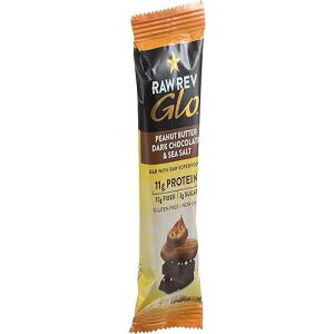 Raw Rev, Bar Glo Peanut Butter Dk Choco Sea Salt, 1.6 Ounce