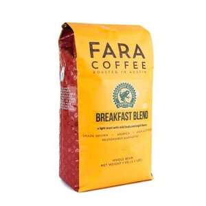 t@ R[q[AS (ubNt@Xg uhA(~fBA)A2.2 |h) Fara Coffee, Whole Bean (Breakfast Blend, (Medium), 2.2 Lb)