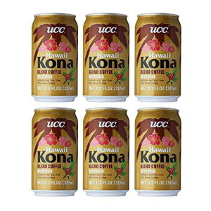 UCC ~NʃR[q[uh 6{pbN (nCRiuhR[q[~N) C&U UCC Canned Coffee Blend with Milk Drink 6 Pack (Hawaii Kona Blend Coffee with Milk)