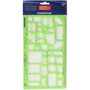 Xebh[Zp}ʃev[g (977 129 02) Staedtler Technical Drawing Template (977 129 02)