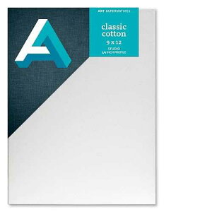 Art Alternatives Classic Cotton Stretched Canvas, Studio, .75 in Profile, 9 in x 12 in Art Alternatives Classic Cotton Stretched Canvas, Studio, .75 in Profile, 9 in x 12 in
