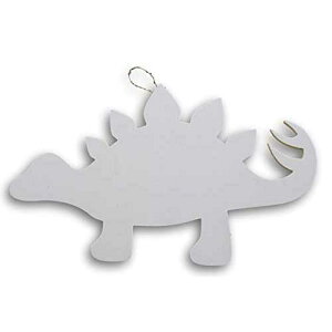 Craft Supply XeSTEX ^ ؐJbgAEg v[NTC - 15C` x 9C` Craft Supply Stegosaurus Dinosaur Shaped Wood Cutout Plaque Sign - 15 Inches x 9 Inches