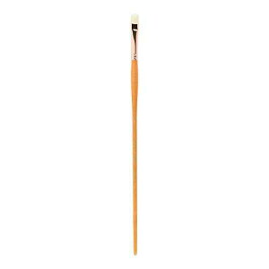 Princeton Artist Brush Princeton Refine Artist Brush, Brushes for Oil and Acrylic t, Series 5400 Natural Chunking Bristle, Bright, Size 4