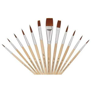 Jerry Q Art 12 PC uElHуEhуtbg yCg uV Zbg Zؐnht ANAʁAׂẴfBAp JQ59831 Jerry Q Art 12 PC Brown Synthetic Hair Round and Flat t Bru
