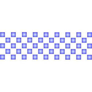 チェックボーダーステンシル - (サイズ 幅13.5インチ x 高さ4.5インチ) 再利用可能な絵画用壁ステンシル - 最高品質のウォールアート装飾アイデア - 壁、床、ファブリック、ガラス、木材、テ