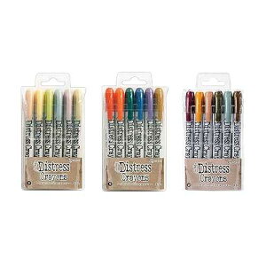 W[ eB zc 18 fB N oh: Zbg 8A9A10 Ranger Tim Holtz 18 Di Crayons Bundle: Sets 8, 9, 10