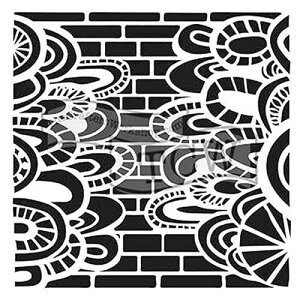 The Crafter's Workshop Brick Poetry Template, Multicolor