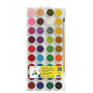 Art Alternatives Easy-to-Mix Watercolors & Brush Art Alternatives Easy-to-Mix Watercolors & Brush